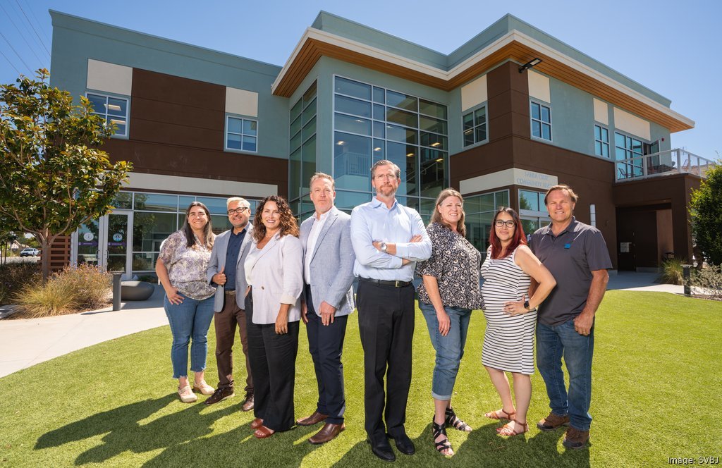 Live Oak Health and Housing Campus building in Santa Cruz with completed exterior landscaping.