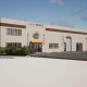 Architectural rendering of the existing warehouse after the planned renovation